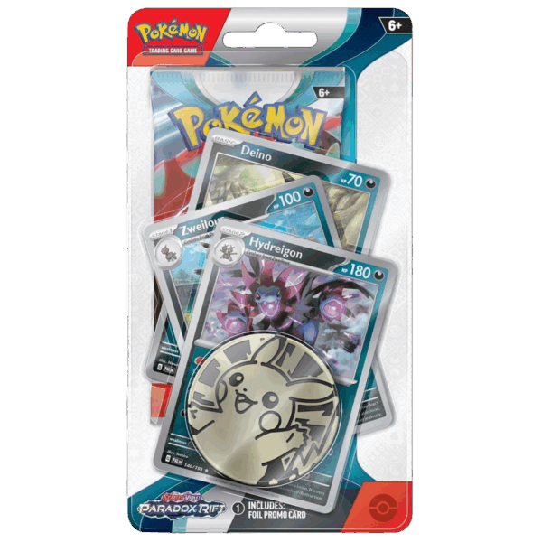Pokemon Paradox Rift Premium Checklane Blister Pack – Hydreigon