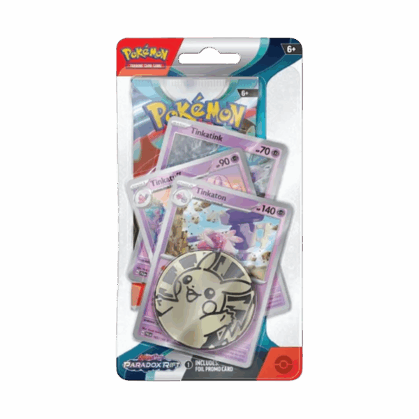 Pokemon Paradox Rift Premium Checklane Blister Pack – Tinkaton