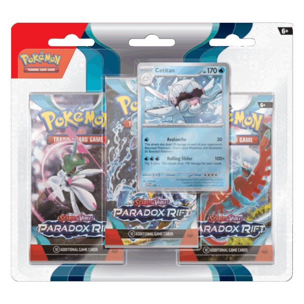 Pokemon Paradox Rift 3-Pack Blister