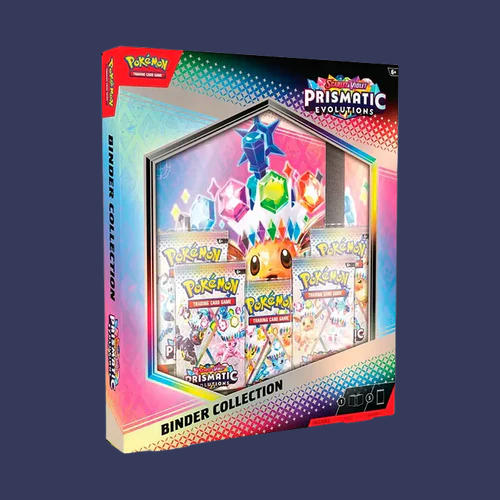 Pokemon Prismatic Evolutions English Binder Collection Box