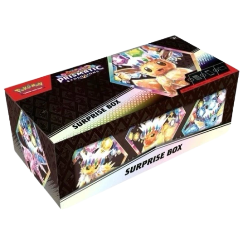 Pokemon Prismatic Evolutions English Surprise Collection Box