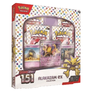 Pokemon 151 Alakazam ex English Collection Box