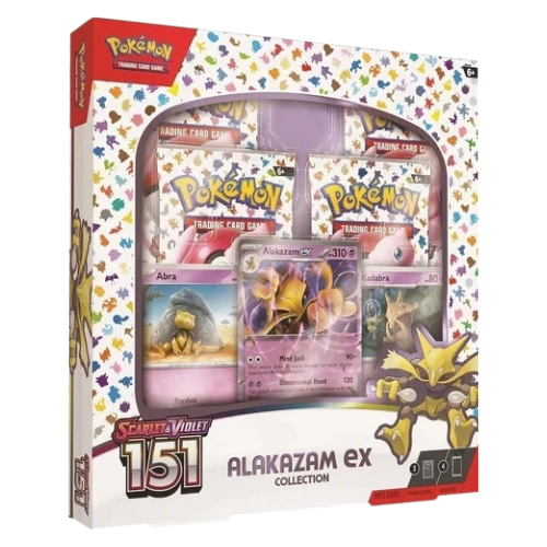 Pokemon 151 Alakazam ex English Collection Box