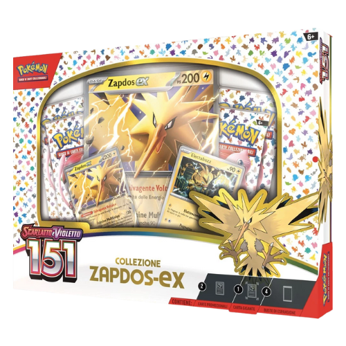 Pokemon 151 Zapdos ex English Collection Box