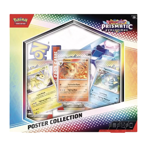 Pokemon Prismatic Evolutions English Poster Collection Box