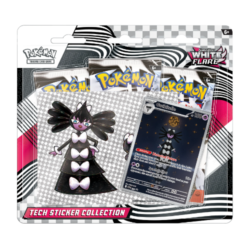 Pokemon White Flare Tech Sticker Collection