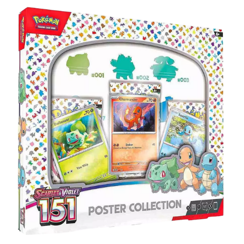 Pokemon 151 Poster English Collection Box