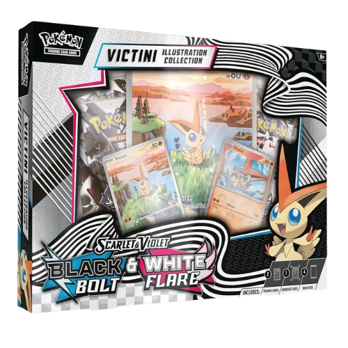 Pokemon Black Bolt & White Flare Unova Victini Illustration Collection