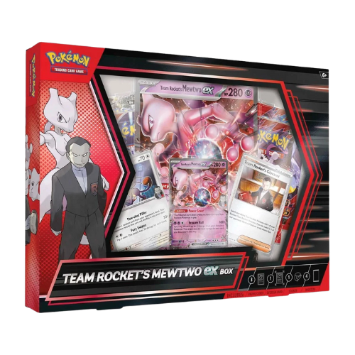 Pokemon Team Rocket’s Mewtwo ex English Collection Box