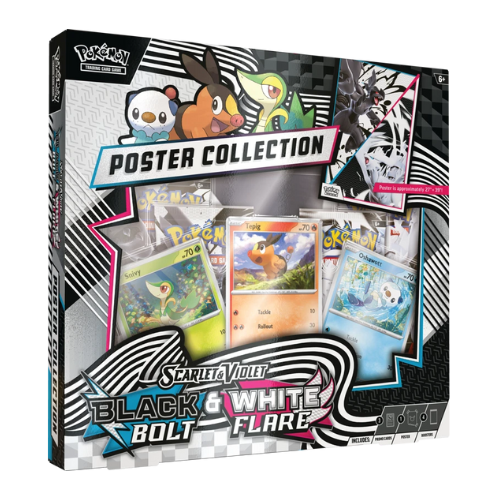 Pokemon Black Bolt & White Flare English Poster Collection